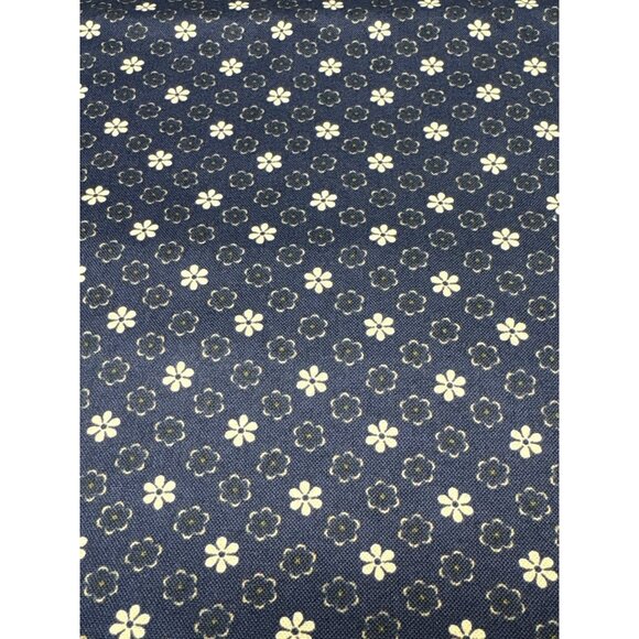Navy Blue Floral Paisley Fabric by Maywood Studio 1/2 yard x 44" wide Cotton Sew - Picture 3 of 8